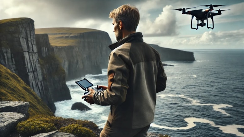 Drone kullanırken 75 metrelik uçurumdan düşen adam hayatını kaybetti