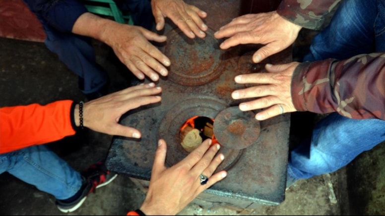 Sivas'ta soba külü, yangına neden oldu