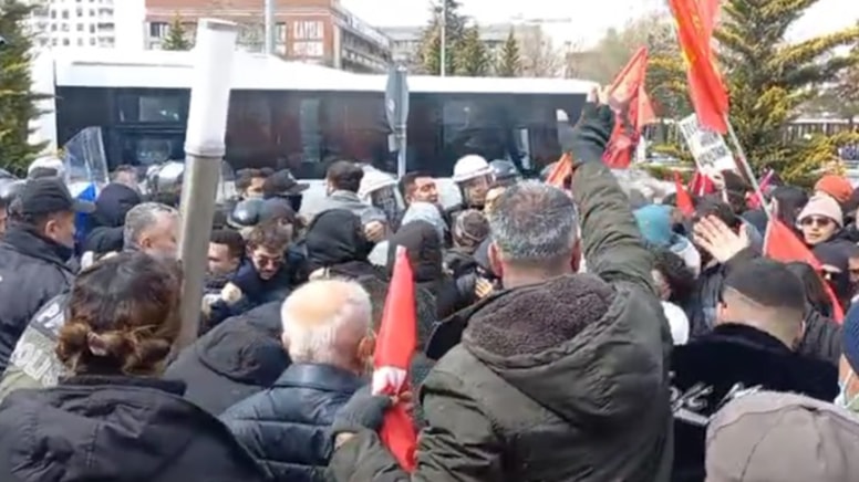 Kayseri'de 'İmamoğlu' protestosu: 4 tutuklama
