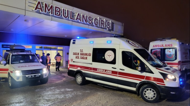 Sivas'ta, teravih namazında doğal gazdan etkilenen 48 kişi hastaneye kaldırıldı