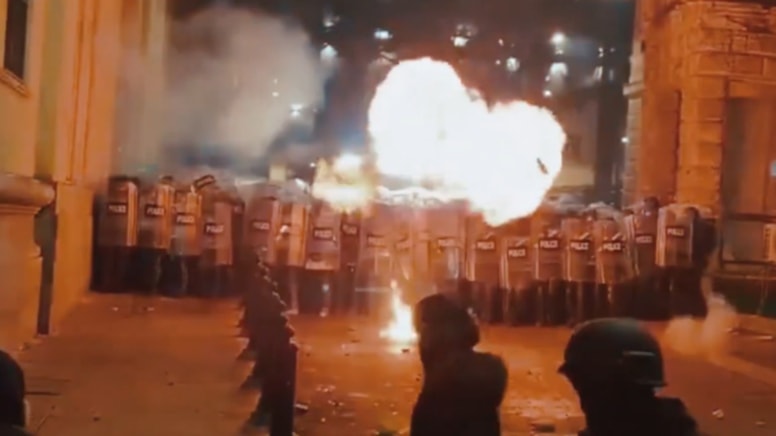 Cumhurbaşkanı'nı kim yanılttı? Gürcistan'daki eylem Saraçhane eylemi diye paylaşıldı