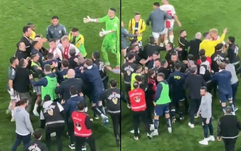 Kadıköy'de maç sonu ortalık karıştı!