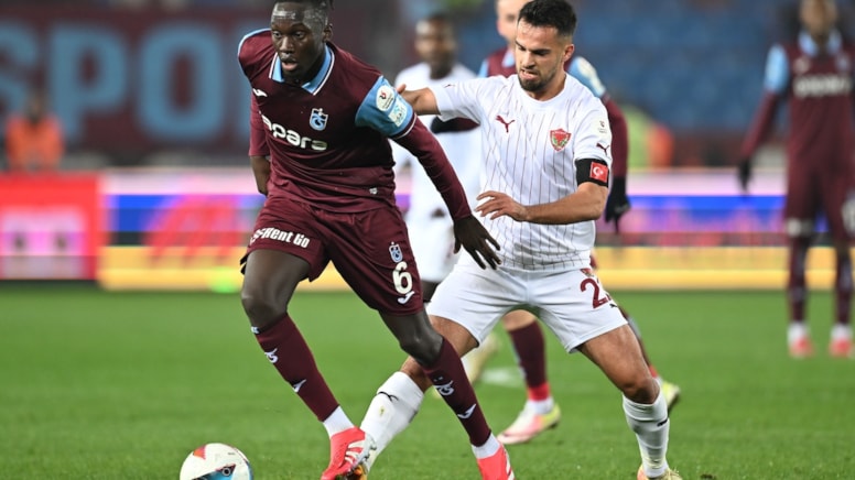 Trabzonspor sahasında Hatay’a mağlup oldu