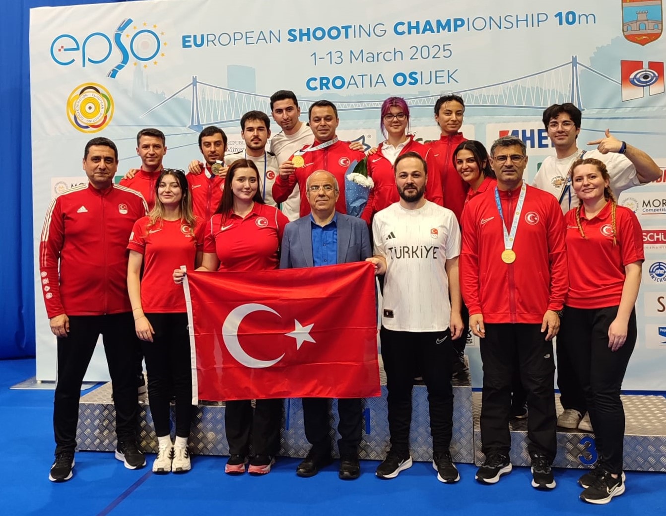 Milli atıcılar, Avrupa'nın zirvesinde