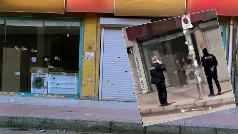 Adana'da beyaz eşya dükkanına kurşun yağdırdılar
