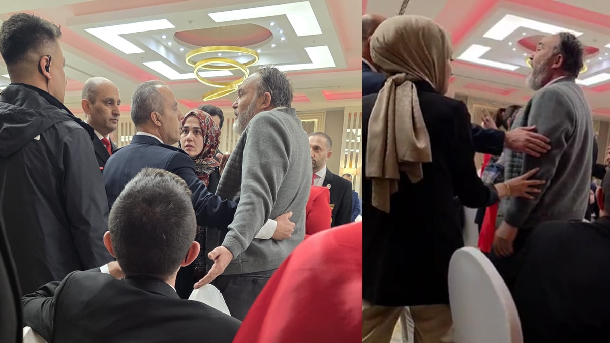 Valiliğin düzenlediği programda şehit yakınlarından MHP'li vekile tepki