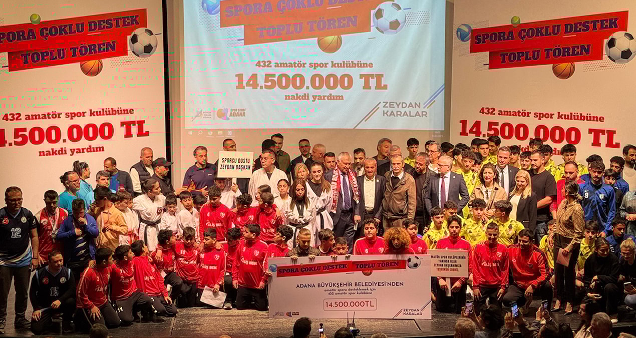 Adana Büyükşehir Belediyesi Amatör Spor Kulüplerine Destek Sağlıyor