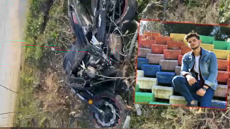 Emanet aldığı motosiklet sonu oldu