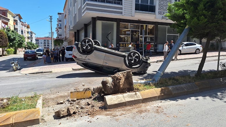 Samsun'da cipin çarptığı 2 yaya yaralandı