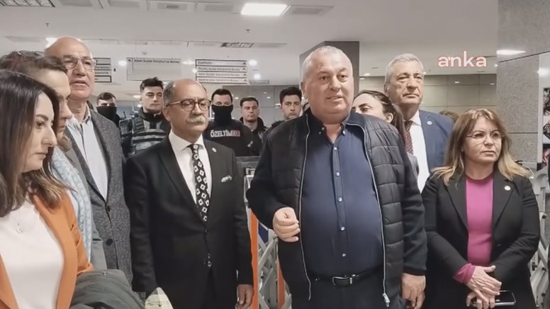 CHP vekilleri Çağlayan'da bariyerlere tepki gösterdi: Bu önlemleri keşke sınırda alsaydınız