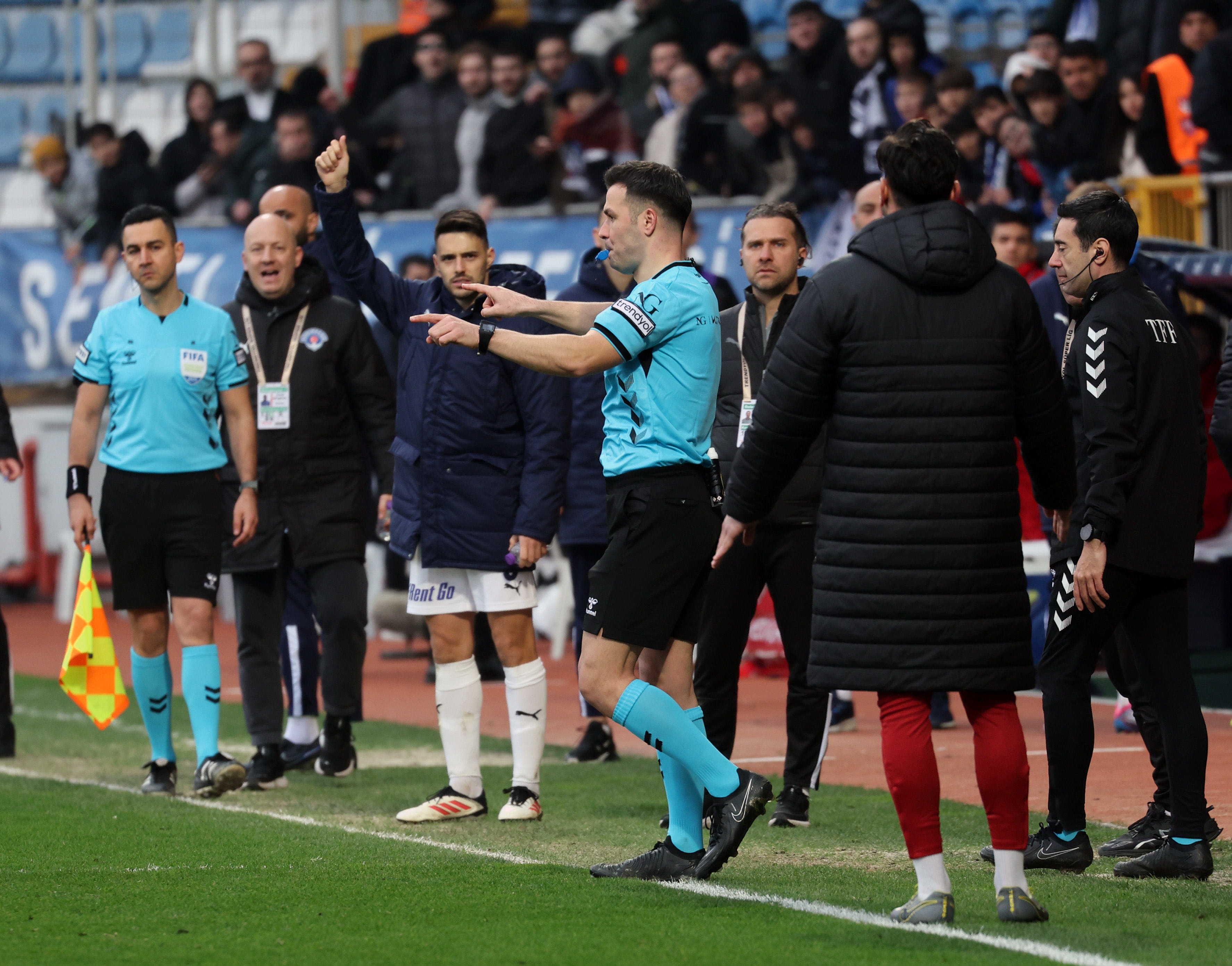 Galatasaray'da hakem tepkisi
