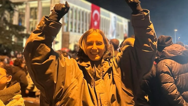 Didem Soydan, Ekrem İmamoğlu için Saraçhane'ye gitti: Korkma