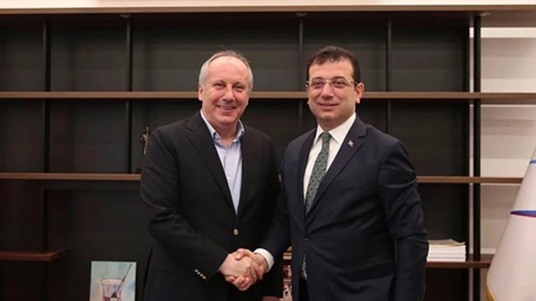 İmamoğlu'nun el yazısı mesajını Muharrem İnce açıkladı