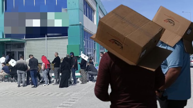 AKP’nin kalesi Konya’da metrelerce ucuz et kuyruğu!