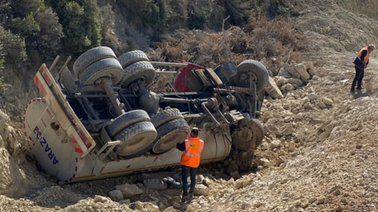 Hatay'da arazöz devrildi: 1 ölü