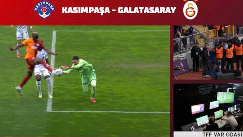 Kasımpaşa-Galatasaray maçının VAR kayıtları açıklandı