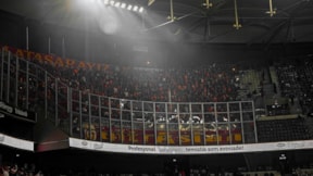 Galatasaray deplasman tribününde 'emniyet dışarı' tepkisi