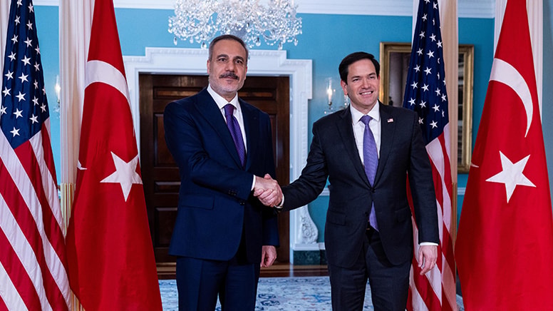 Dışişleri Bakanı Fidan, ABD'li mevkidaşı Rubio ile bir araya geldi