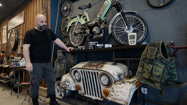 Hurda araç parçalarından sanat eserlerine: İnanılmaz dönüşüm!