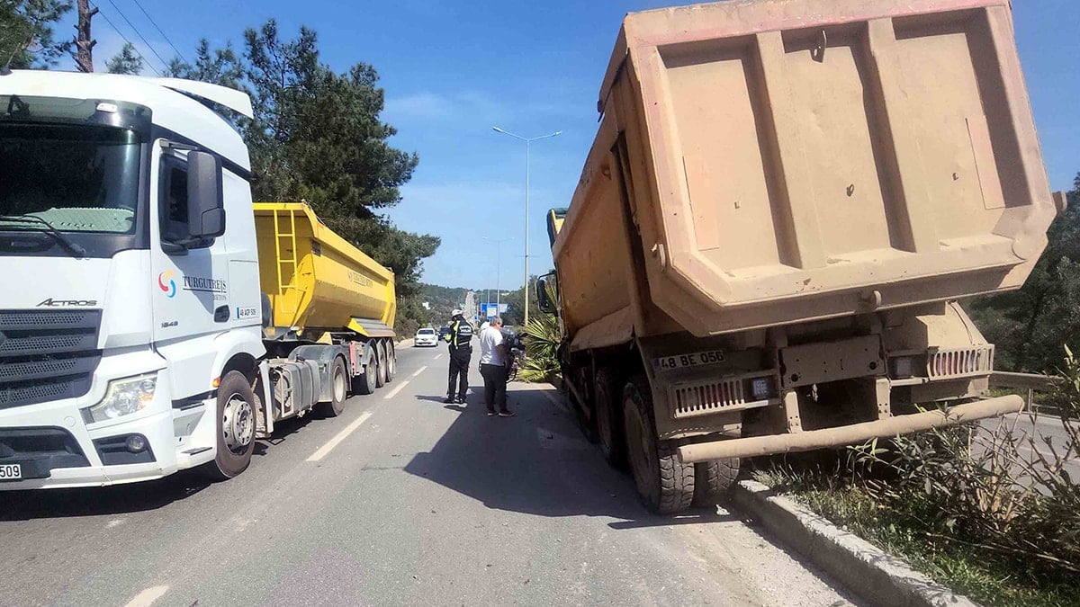 Bodrum’da hafriyat kamyonu dehşeti: Faciadan kılpayı dönüldü