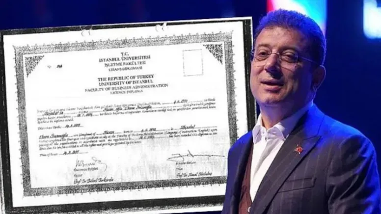 Bilinenin aksine İmamoğlu'nun diploması iptal edilmedi çünkü dekanlar imza atmıyor!
