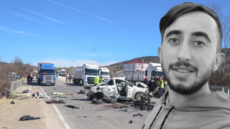 Köprü korkuluklarına çarpan otomobilin şoförü öldü