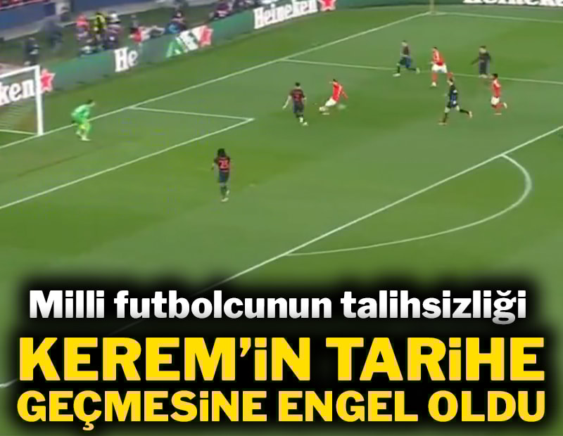 Kerem Aktürkoğlu'nun tarihe geçmesine engel oldu