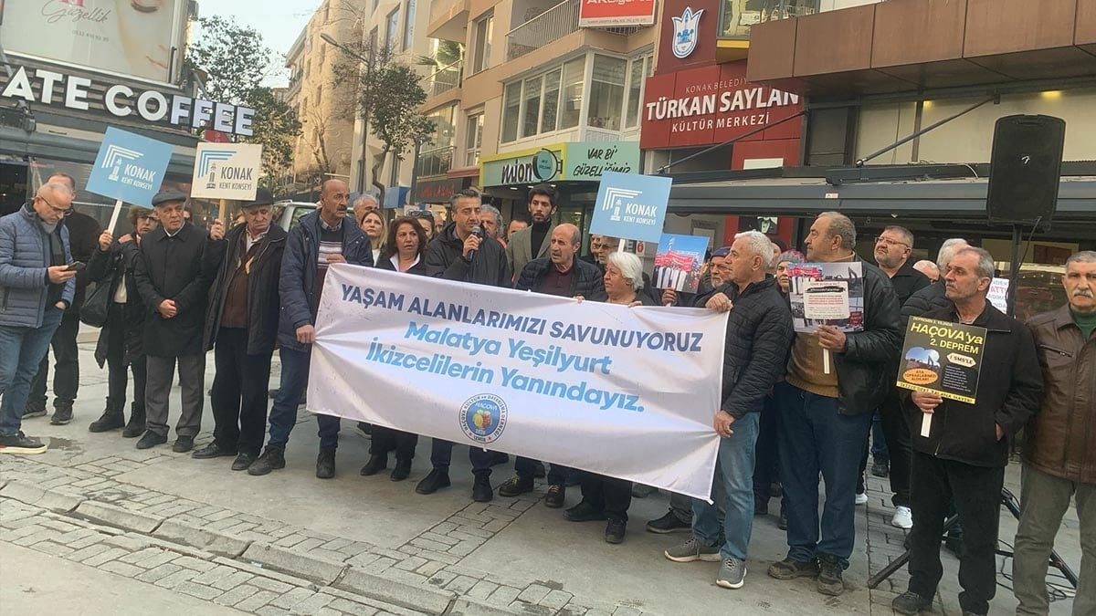 İzmir'de İkizce protestosu: “Verimli tarım arazilerinin seçilmesi akıl tutulması”