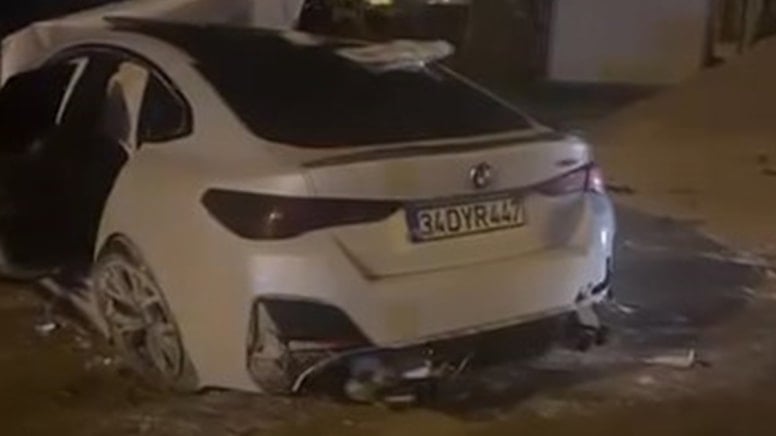 Mardin'de şarampole yuvarlanan otomobilde 1 ölü, 3 yaralı