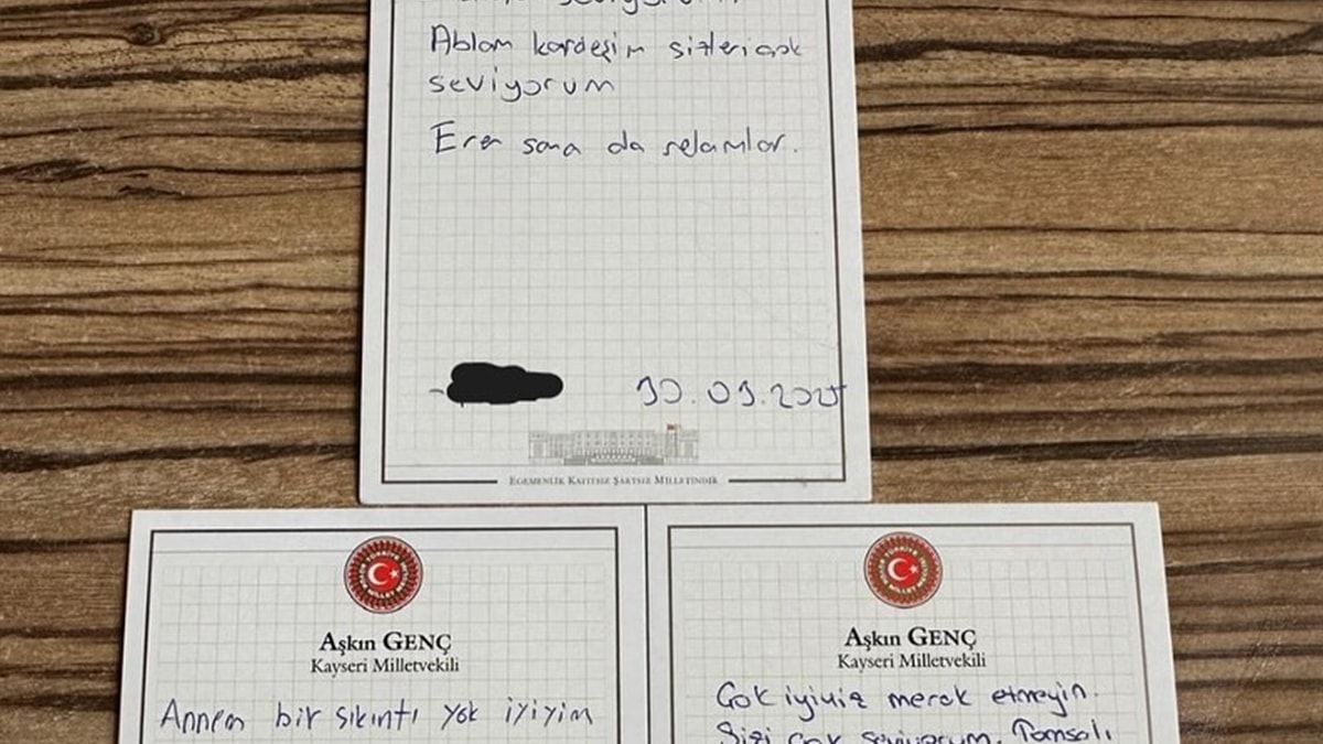 Kayseri'de cezaevindeki tutuklu gençlerin mesajları yürek burktu!