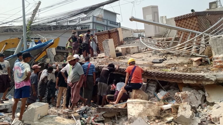 Myanmar'daki 2 deprem sonrası acı bilanço: 694 kişi öldü, 1670 kişi yaralandı