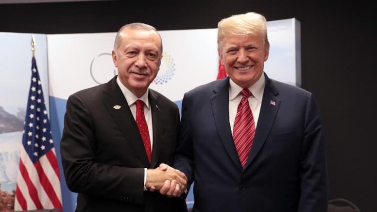 Son dakika... Cumhurbaşkanı Erdoğan ABD Başkanı Trump'la görüştü