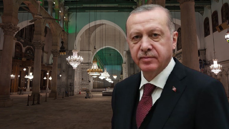 AKP'li isimden dikkat çeken Emevi Camii iddiası: Erdoğan gidecek mi? Bordo halı ayrıntısı