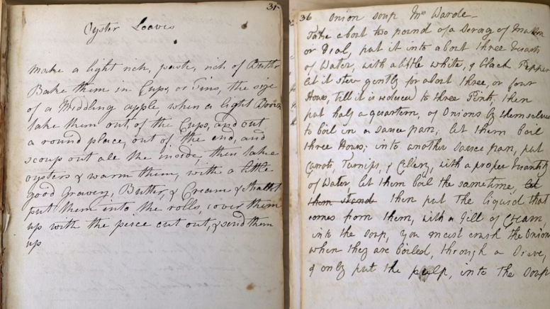 229 yıllık kitaptan gizli yemek tarifi çıktı! Bayan Casters'ın midesi sağlammış