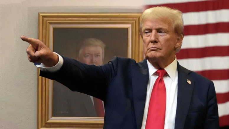 Portresini beğenmeyen Trump sinirlendi: Böyle bir şeyi hiç görmedim