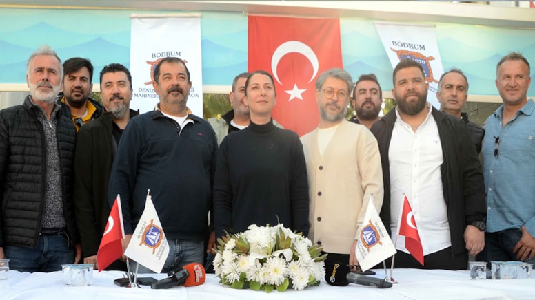 Bodrumlu denizcilerin tarihinde ilk kadın başkan Altunkaya seçildi