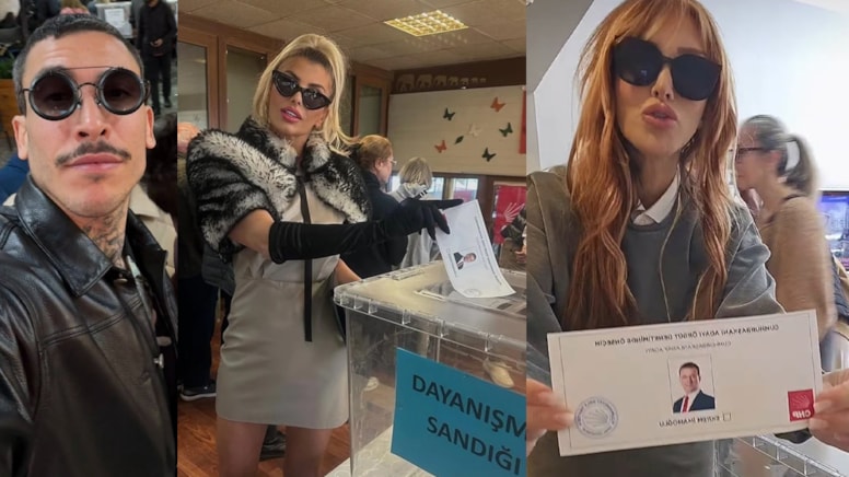 Ünlüler sandığa koştu