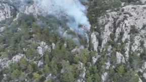 Fethiye’de orman yangını başladı