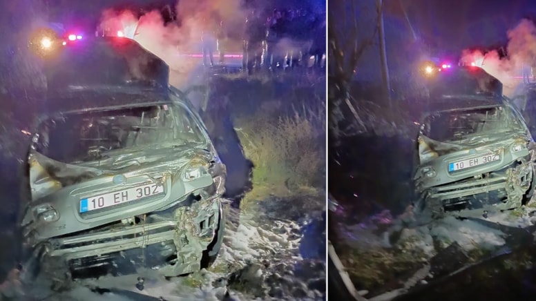 Arabanın içinden cansız bedeni çıktı