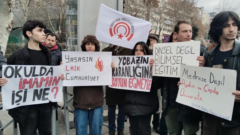 THTM'den Milli Eğitim Bakanlığı'nda laiklik eylemi