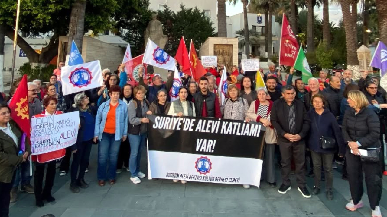 Bodrum’da “Zulme karşı direnmek insanlık onurudur” eylemi