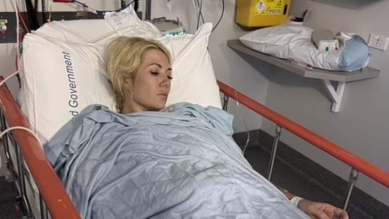 Yıldırım çarpan kadının göz rengi değişti
