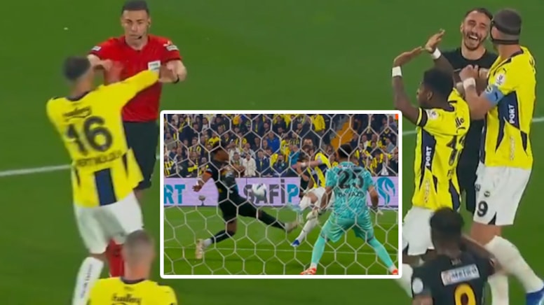 Fenerbahçe penaltı bekledi, VAR 'Devam' dedi