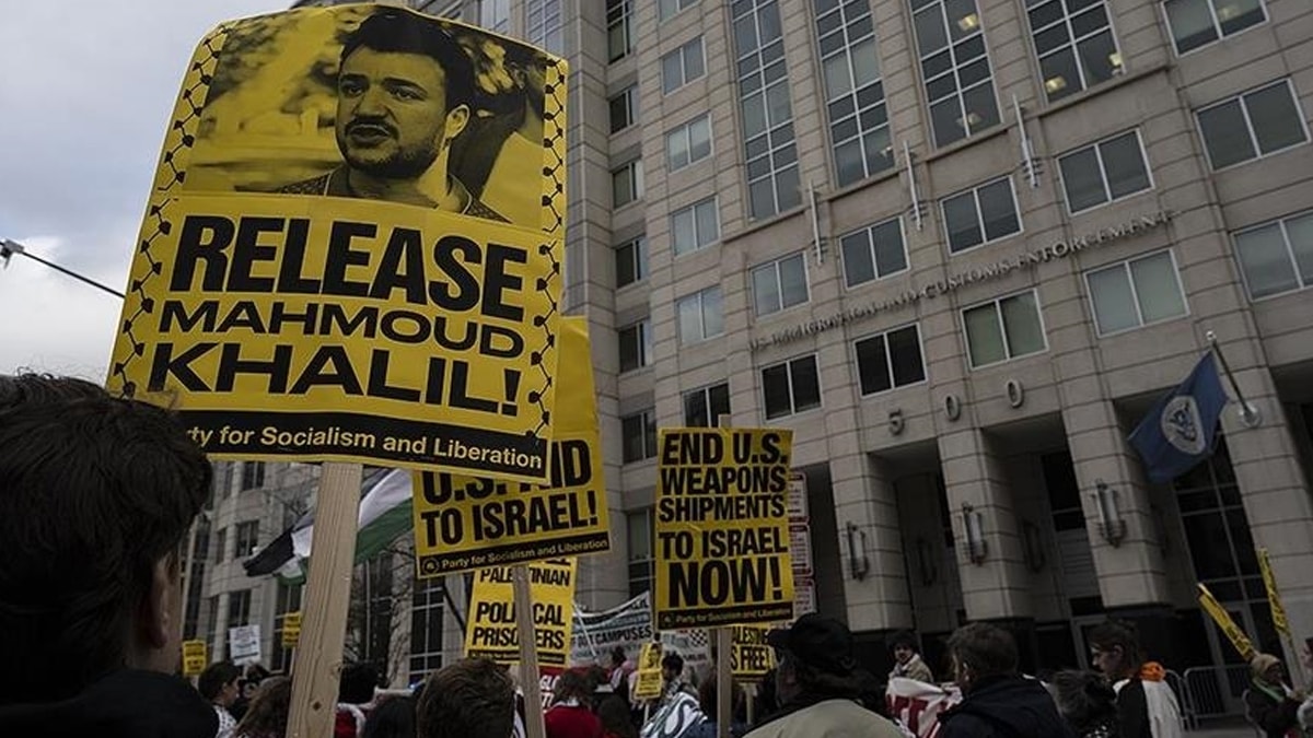 Filistinli aktivist Halil, 8 Mart'ta ABD'de tutuklanmasını 
