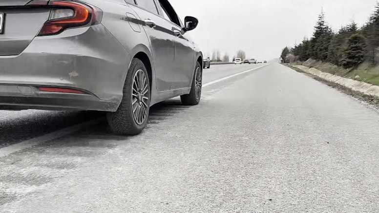 Trafik kazalarına karşı 725 kilometrelik sarsma bandı