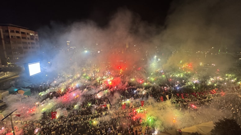 Süper Lig'i garantileyen Kocaelispor’a coşkulu karşılama