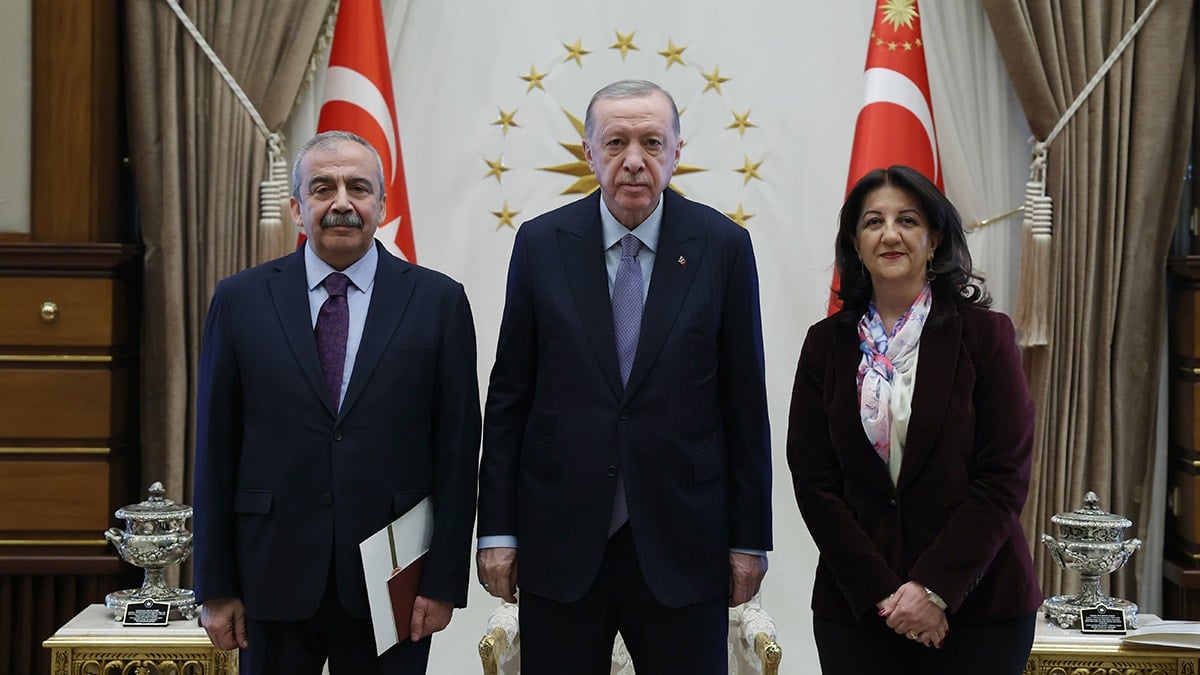 DEM Parti heyeti Cumhurbaşkanı Erdoğan ile görüşme