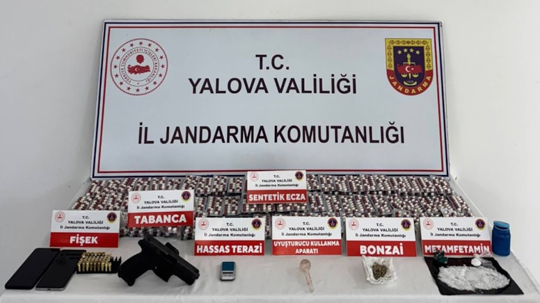 Yalova'da 1 zehir taciri tutuklandı
