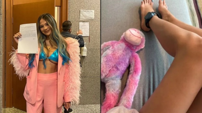 Adli kontrolle serbest kalan fenomen Merve Taşkın imza vermeyi unuttu!