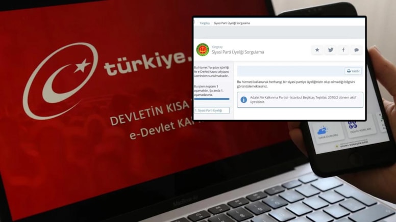 E Devletinizi mutlaka kontrol edin! Haberiniz olmadan AKP'ye üye yapılmış olabilirsiniz